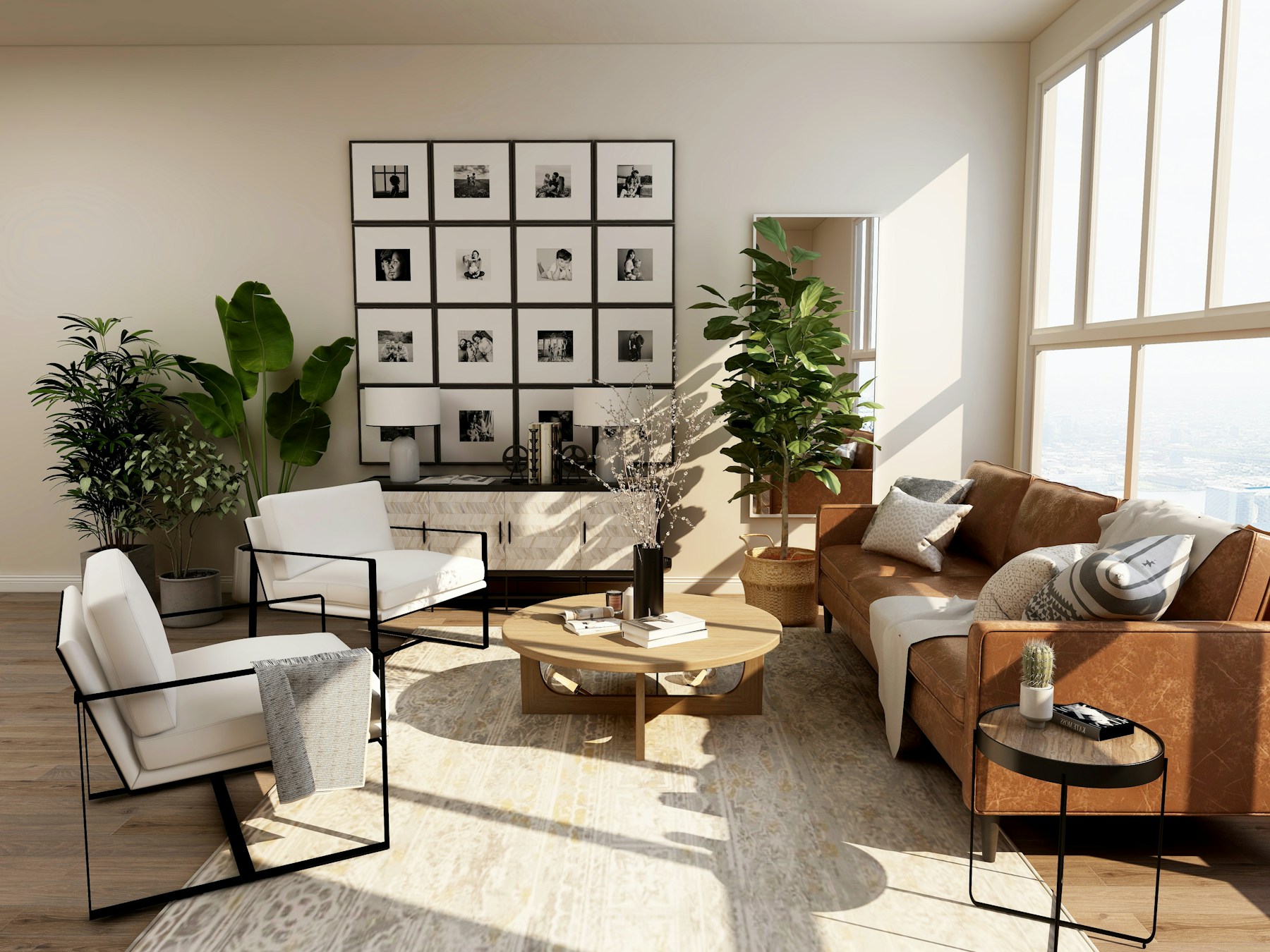 Illustrative contemporary interior